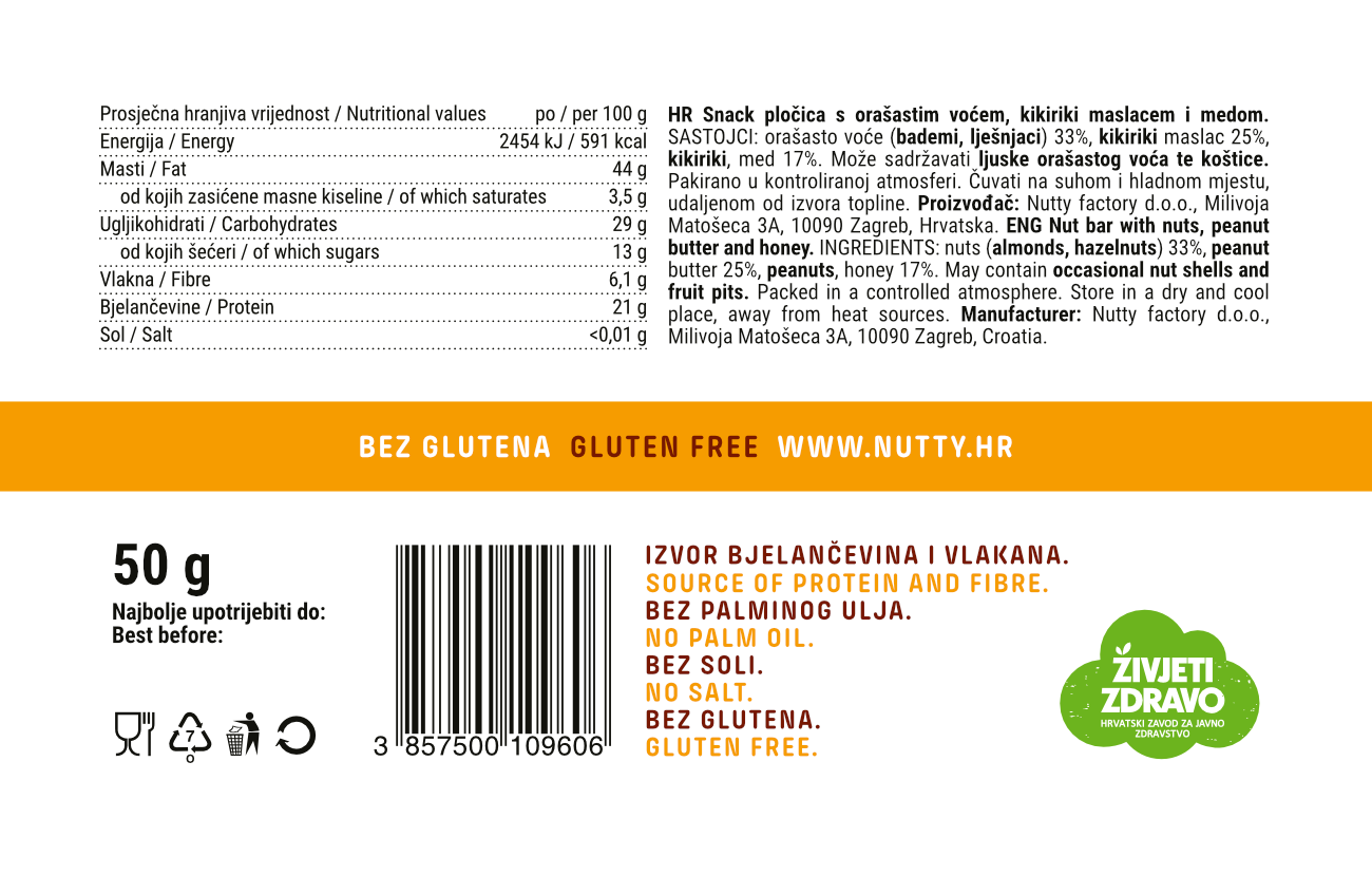 Nutty Barica  Bee Original